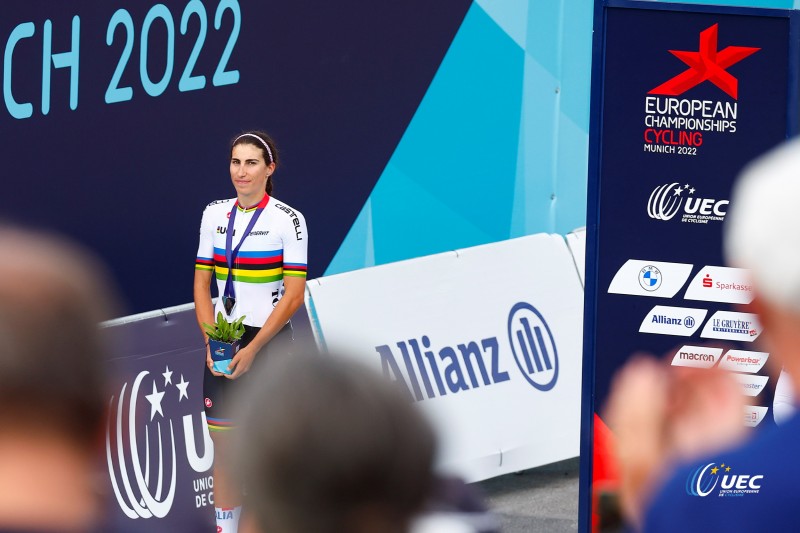 European Championships Munich 2022 - 2022 UEC Road Elite European Championships - Women's Road Race - 21/08/2022 - Elisa Balsamo (ITA) - photo Luca Bettini/UEC/SprintCyclingAgency?2022